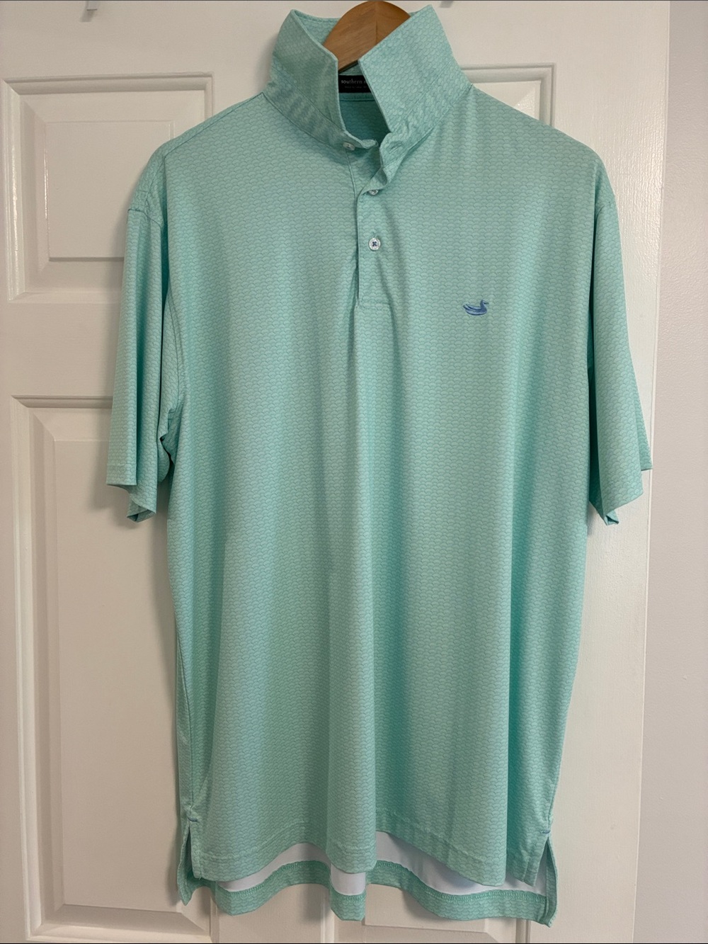 Southern Marsh Mint Green Performance Polo